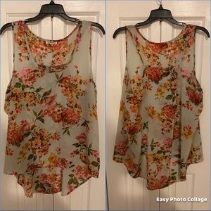 Light Green Multicolor Top - 1X